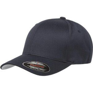 Men's Fitted Baseball Cap Stretch Fit Wool Blend Athletic Hat Sun Protection